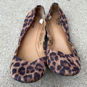 Mossimo Supply Co Target Leopard Print Flats Size 7.5